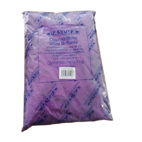 DIAMANTINA 1KG DELGADA MORADO C15 1/12