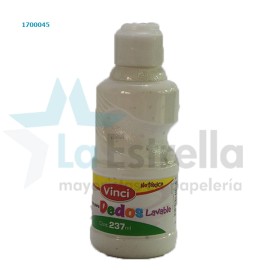 PINTURA DIGITAL VINCI LAVABLE BLANCA 237 ML /6