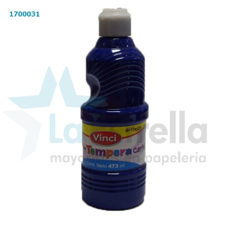 PINTURA P/CARTEL VINCI TEMPERA AZUL 473 ML /12