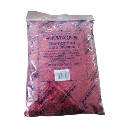 DIAMANTINA 1KG DELGADA ROJO C15 1/12