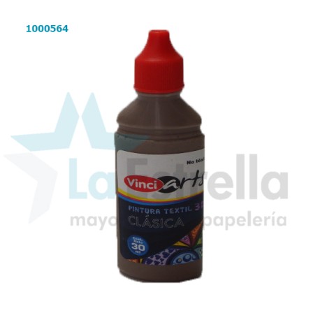 PINTURA TEXTIL VINCI CAFÉ CLARO 30 ML /48