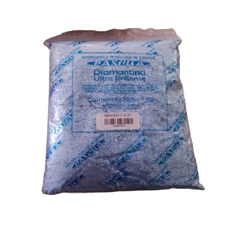 DIAMANTINA 1KG GRUESA AZUL CIELO C40 1/12