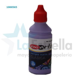 PINTURA TEXTIL VINCI LILA 30 ML /48