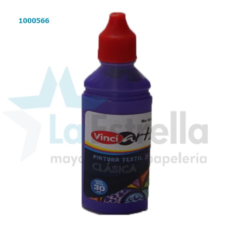 PINTURA TEXTIL VINCI MORADO 30 ML /48