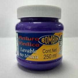 PINTURA VINILICA BOMBIN ESCOLAR 250 ML MORADO RODIN 034 /12