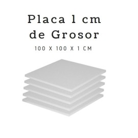 PLACA DE UNICEL DE 100 X 100 1 cm 912 /50