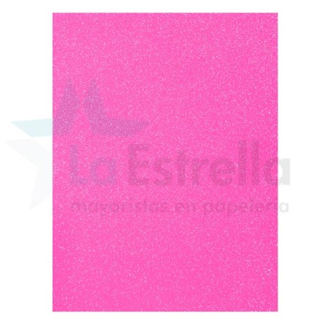 FOAMY EN PLIEGO DIAMANTADO PASCUA ROSA 55 X 43 / 10