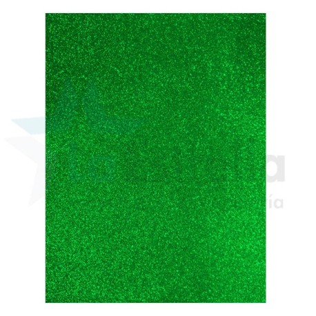 FOAMY EN PLIEGO DIAMANTADO PASCUA VERDE LIMON 55 X 43 / 10