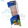 BOLIGRAFO AZOR P/M PIN POINT NEON C/4 COLORES 6834NEON /48