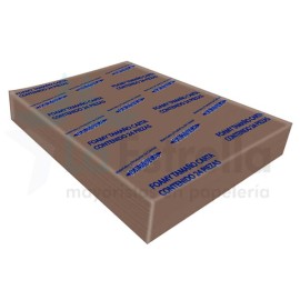 FOAMY LISO T/C CAFE OSCURO (CHOCOLATE - C) 2mm DE ESPESOR/17