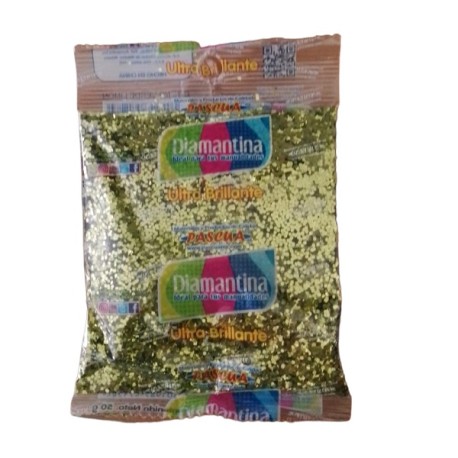 DIAMANTINA DELGADA DE 50 GRS VERDE LIMON C15 20 / 100