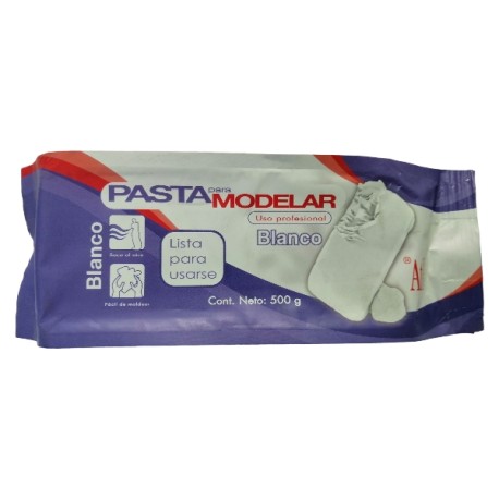 PASTA PARA MODELAR ATL BLANCA 1/2 KILO /12