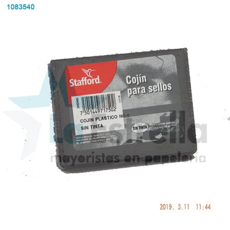 COJIN P/SELLO STAFFORD PLASTICO  0 /12