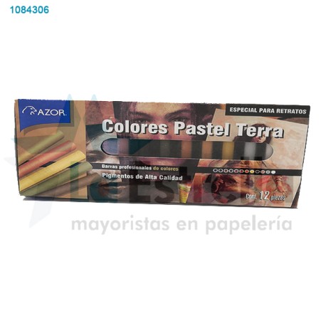 GISES AL PASTEL STAFFORD COLOR TERRA C/12 PZAS /24