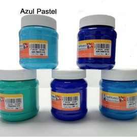 PINTURA ACRIL POLITEC ESC 250 ML AZUL PASTEL RODIN 316 /12