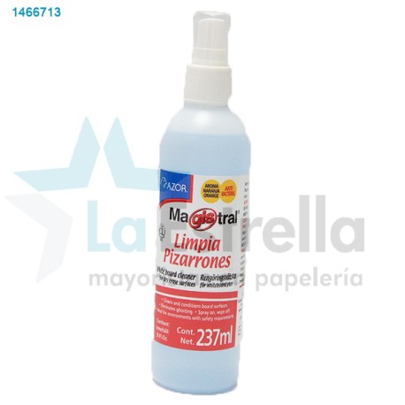 LIQUIDO LIMPIADOR AZOR P/ PIZARRON BLANCO 237 ML /12/24
