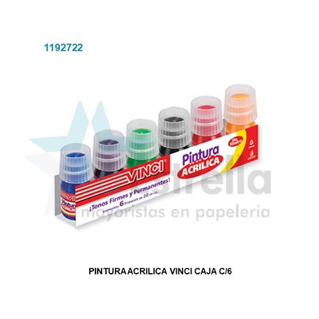 PINTURA ACRILICA VINCI C/6 25 ML /14