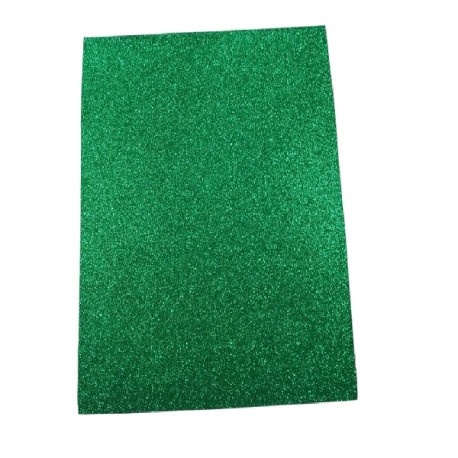 FOAMY T/C C/DIAMANTINA VERDE BANDERA 2mm DE ESPESOR FCG011 / 20