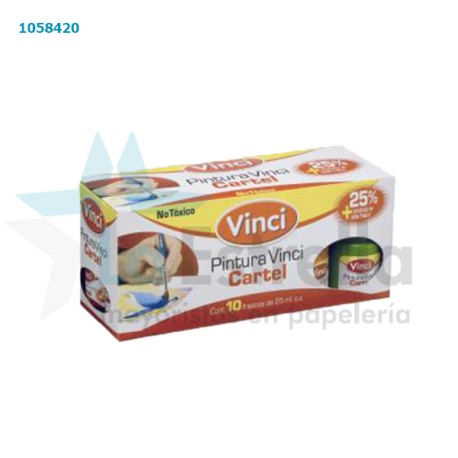 PINTURA VINCI P/CARTEL AZUL COBALTO 65 A /20