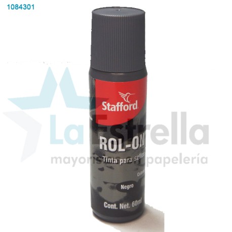 TINTA P/SELLO DE GOMA STAFFORD GIRAPLICA NEGRA 60 ML /24