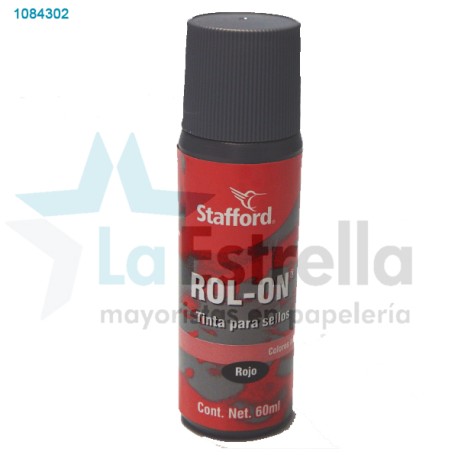 TINTA P/SELLO DE GOMA STAFFORD GIRAPLICA ROJA 60 ML /24