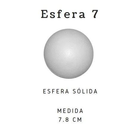 BOLAS DE UNICEL  7 78 mm. /10