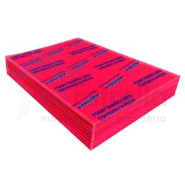 FOAMY LISO T/C ROJO 2mm DE ESPESOR/17