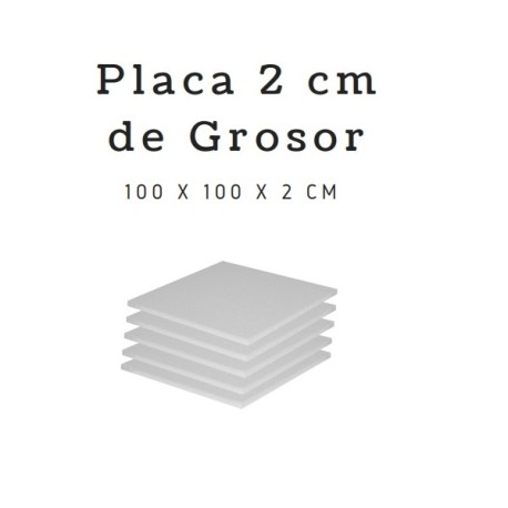 PLACA DE UNICEL DE 100 X 100 2 cm 109 /25