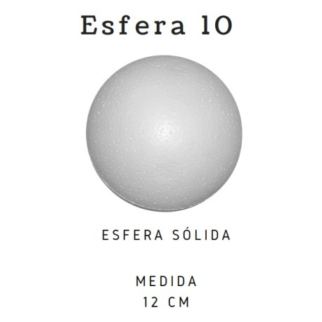 BOLAS DE UNICEL  10 120 mm. /10