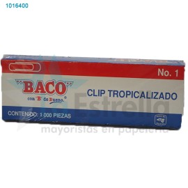 CLIP BACO TROPICALIZADO  1 C/1000 / 100