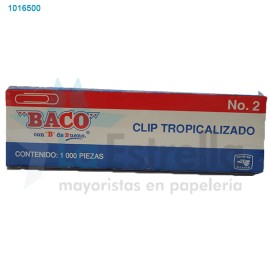 CLIP BACO TROPICALIZADO  2 C/1000 / 100