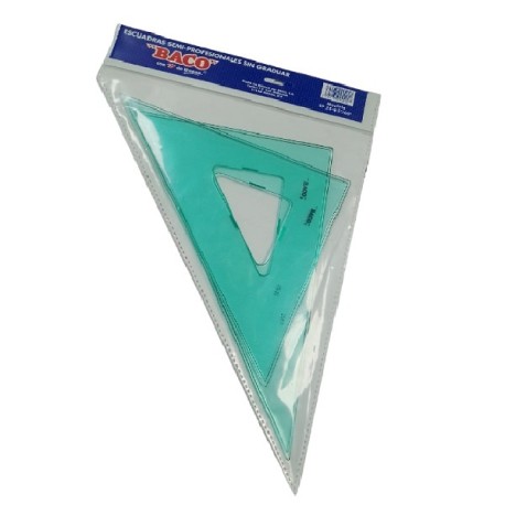 ESCUADRAS BACO SEMIPROFESIONAL 2545/60 S/GRADUACION C/ BISEL / 6