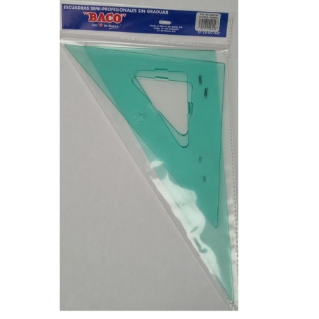 ESCUADRAS BACO SEMIPROFESIONAL 2845/60 S/GRADUACION S/ BISEL / 6