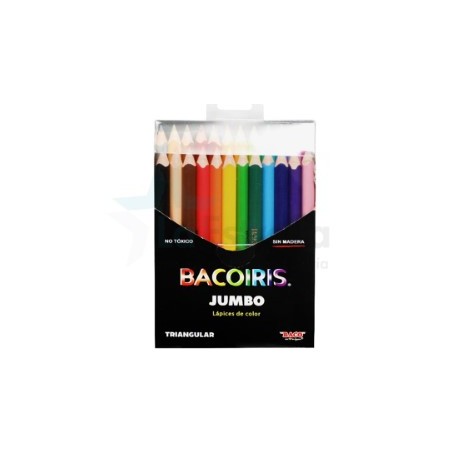 PINTURAS BACOIRIS JUMBO 24 COLORES /30