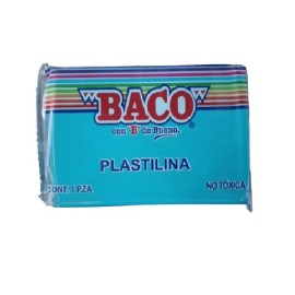 PLASTILINA MARQUETA BACO AZUL CLARO 57 /100