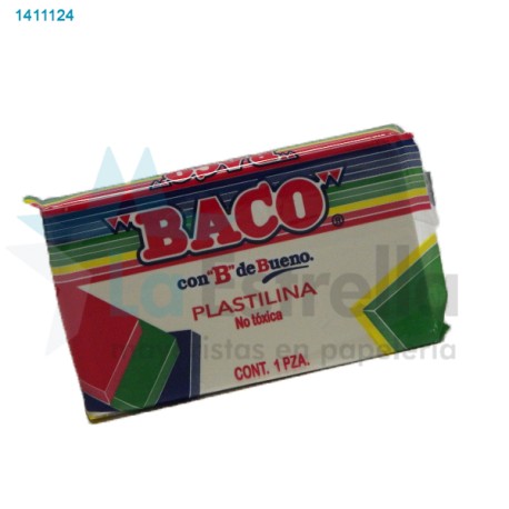 PLASTILINA MARQUETA BACO BLANCA 60 /100