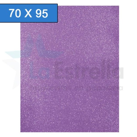 FOAMY EN PLIEGO PASCUA LILA (PLUMBAGO) 70 X 95 CM / 10