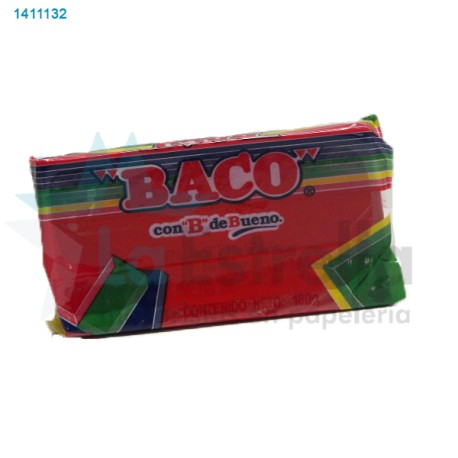 PLASTILINA MARQUETA BACO ROJA 54 /100