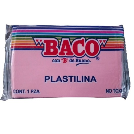 PLASTILINA MARQUETA BACO ROSA 53 /100