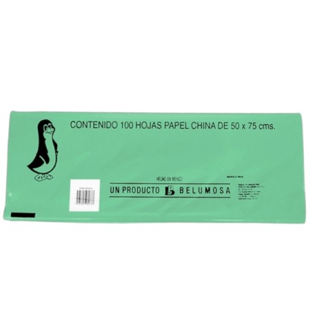 PAPEL CHINA VERDE PISTACHE 34 /10