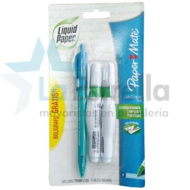 CORRECTOR EN PLUMA PANZONCITA MINI PAPER MATE C/2 PZ /36