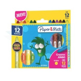 CRAYON PAPER MATE 12 COLORES EXTRAGRUESOS 2120354 /36