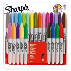 MARC PERM SHARPIE COL. SURTIDOS C/24