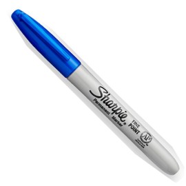 MARC PERM SHARPIE FINO AZUL /12