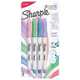 MARCATEXTOS SHARPIE PASTEL C/4 COL. SURTIDOS