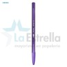 BOLIGRAFO BIC CRISTAL PREC Y SUAVIDAD 0.7 MM MORADO /18