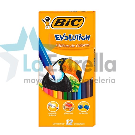 PINTURAS BIC CONTE EVOLUTION C/12 /72