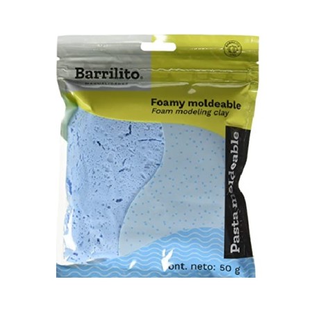 FOAMY MOLDEABLE BARRILITO 50G AZUL CIELO 8634 6 /192