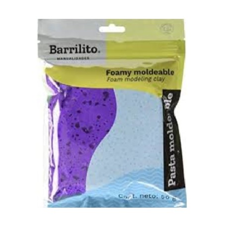 FOAMY MOLDEABLE BARRILITO 50G MORADO 8644 6 /192