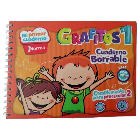 MI PRIMER CUADERNO BORRABLE GRAFITOS 1 6693 /12
